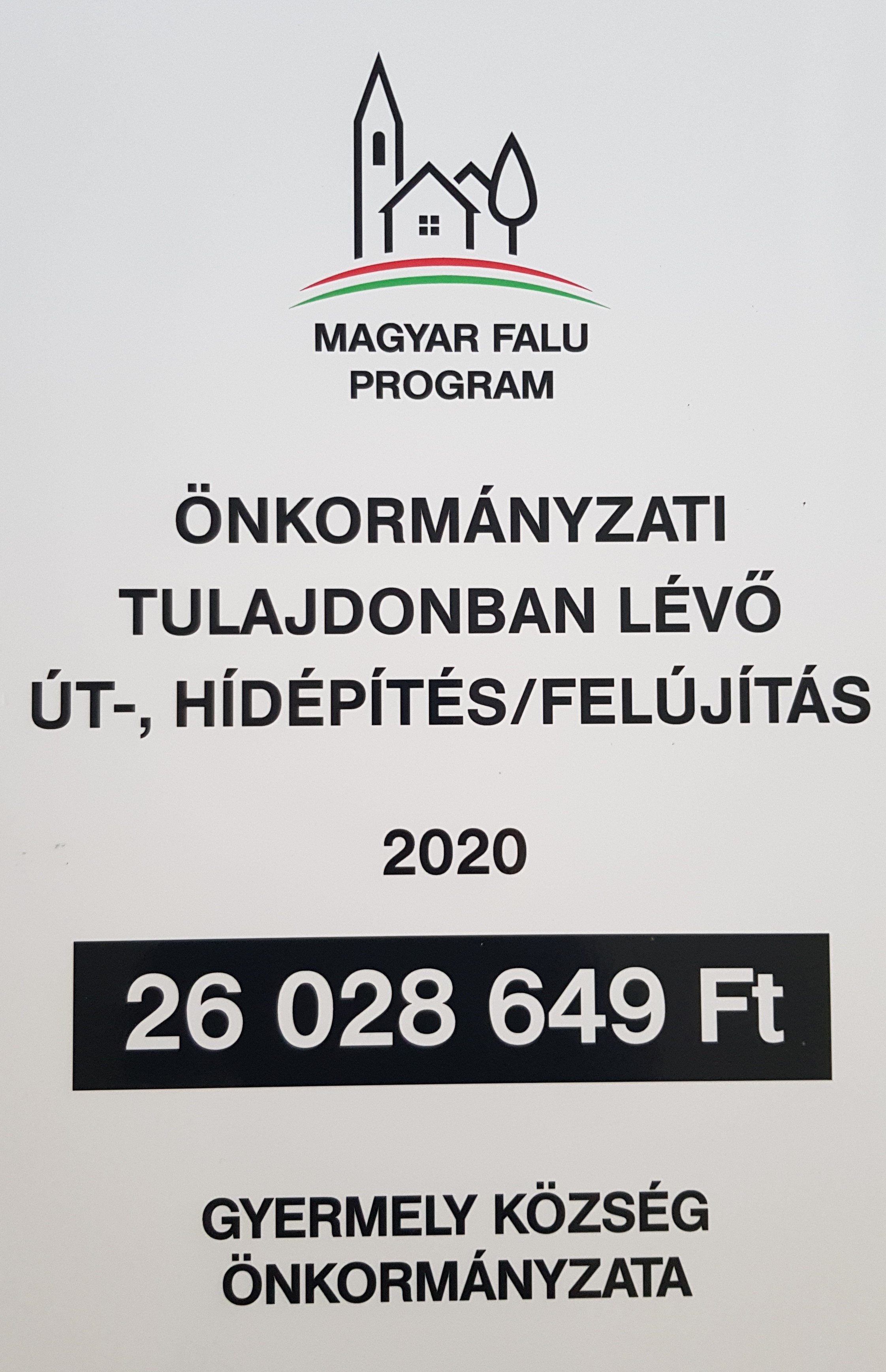 Magyar Falu Program pályázat 2020