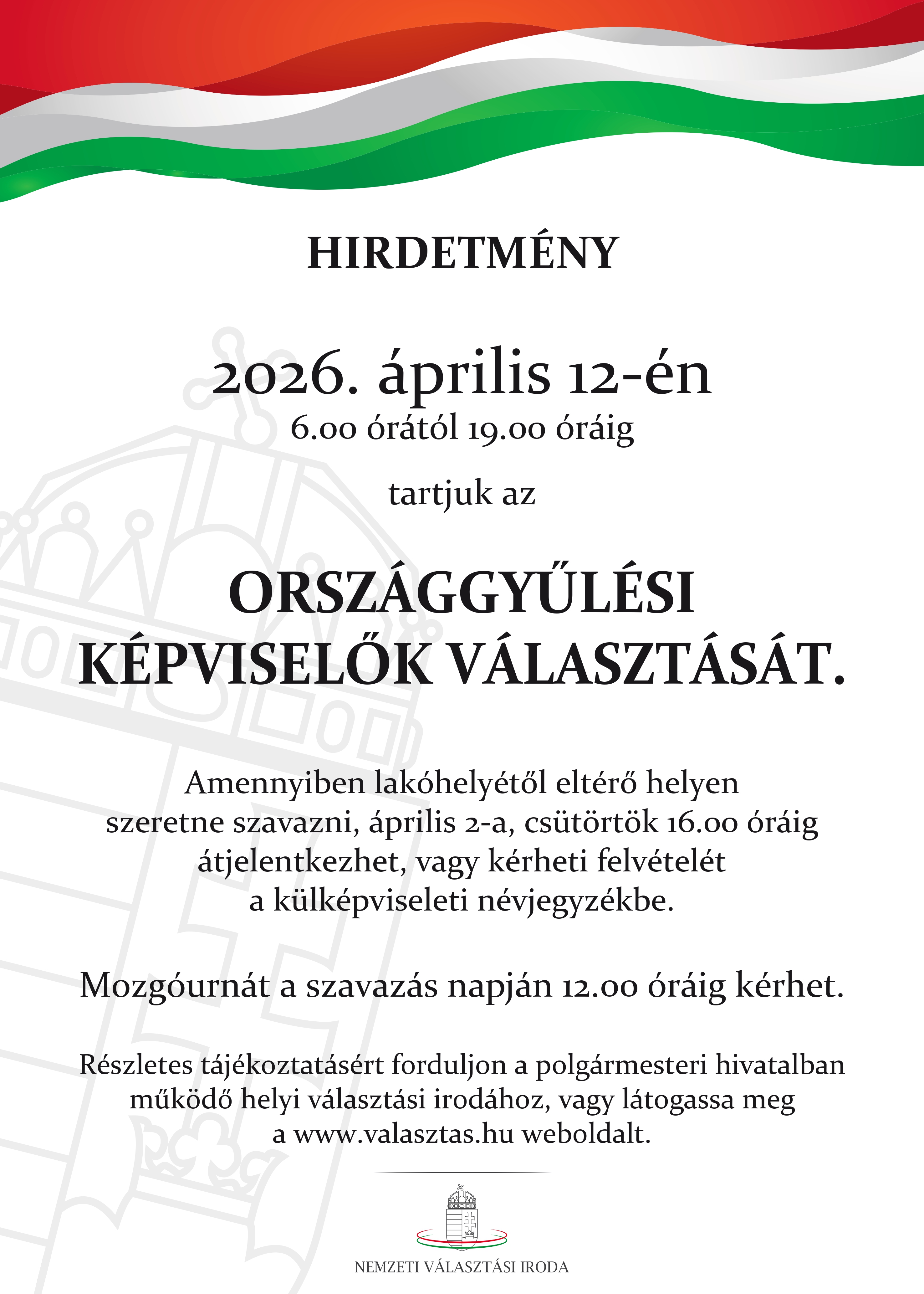2026. április 12.-ei Választás